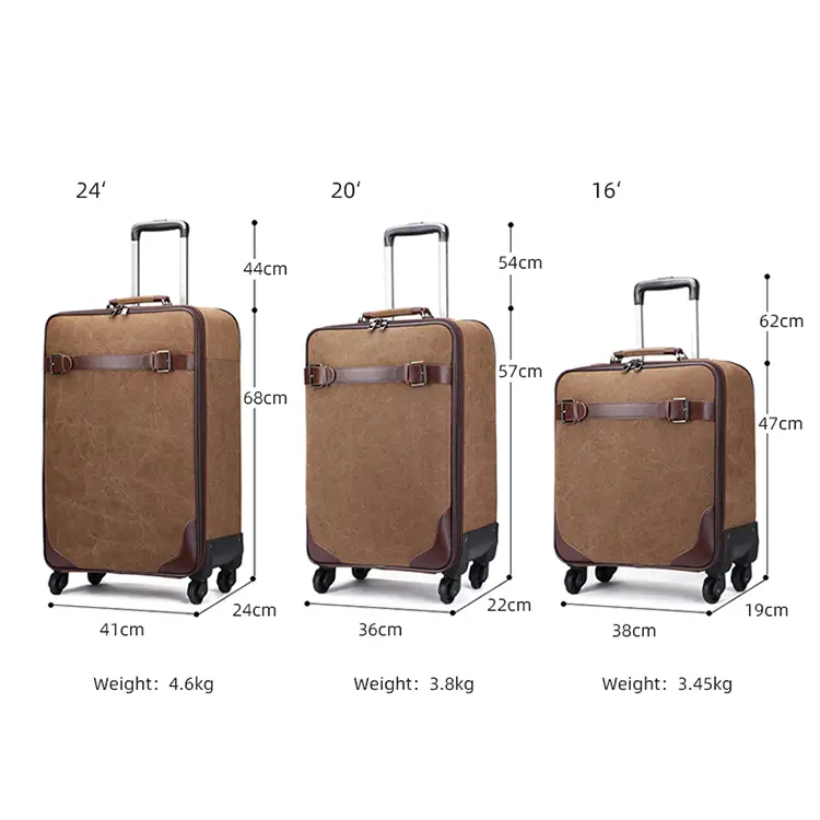 Custom logo and color options for the BEARKY CZ1001s OEM rolling suitcase